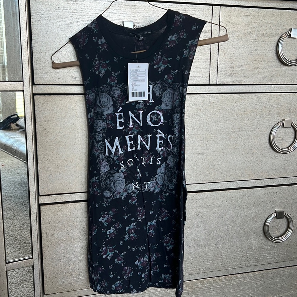 Floral bro tank